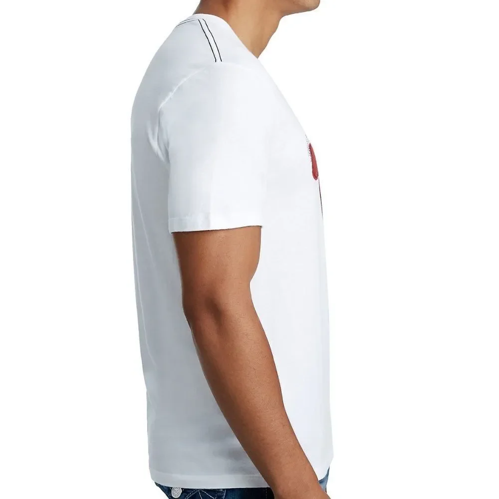 True Religion Mend U Short Sleeve Tee White